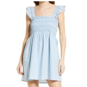 French Connection Women's Isla Cotton Poplin Mini Dress Size XS